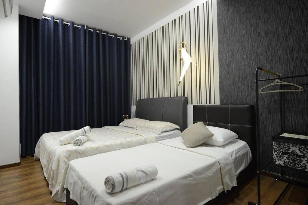 8Pax Cozy Home Stay Jazz Suites 1 Vivacity Kuching Sarawak 3Br Buitenkant foto